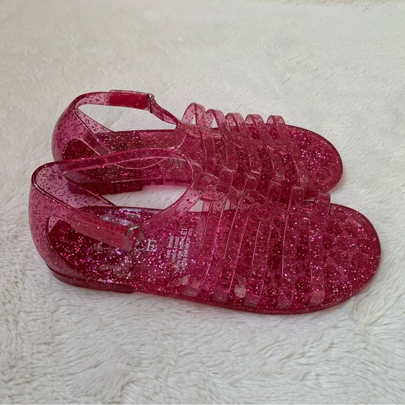 The Children's Place Pink Glitter Sandals - Picture 1 of 5